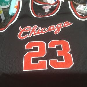 Mitchell and ness throwback jersey Michael Jordan used black 3xl